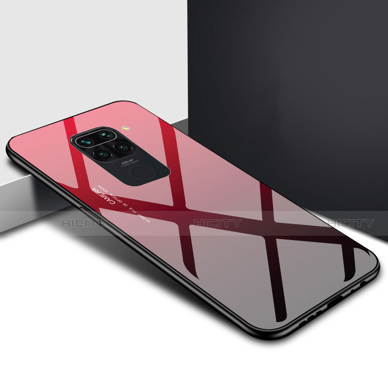 Silikon Schutzhülle Rahmen Tasche Hülle Spiegel Farbverlauf Regenbogen H01 für Xiaomi Redmi Note 9