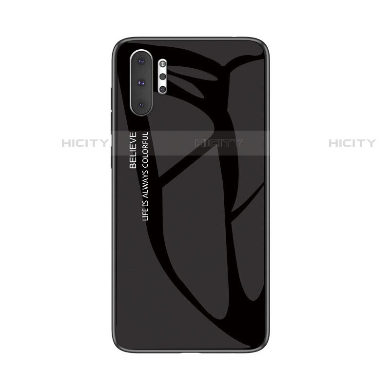 Silikon Schutzhülle Rahmen Tasche Hülle Spiegel Farbverlauf Regenbogen M01 für Samsung Galaxy Note 10 Plus 5G