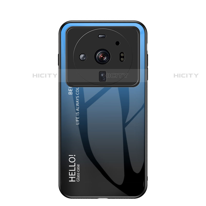 Silikon Schutzhülle Rahmen Tasche Hülle Spiegel Farbverlauf Regenbogen M01 für Xiaomi Mi 12 Ultra 5G
