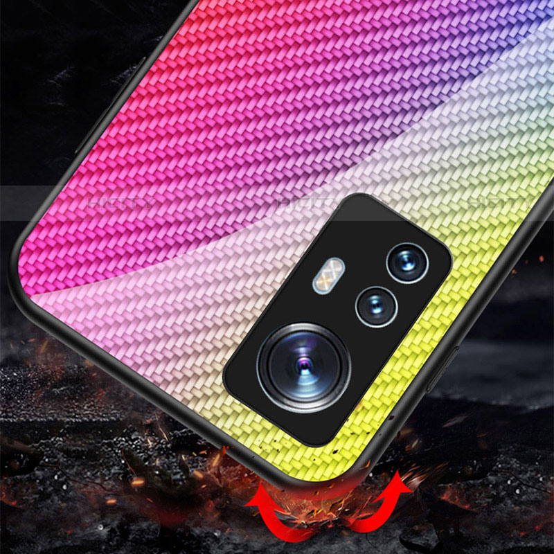 Silikon Schutzhülle Rahmen Tasche Hülle Spiegel Farbverlauf Regenbogen M01 für Xiaomi Mi 12S Pro 5G