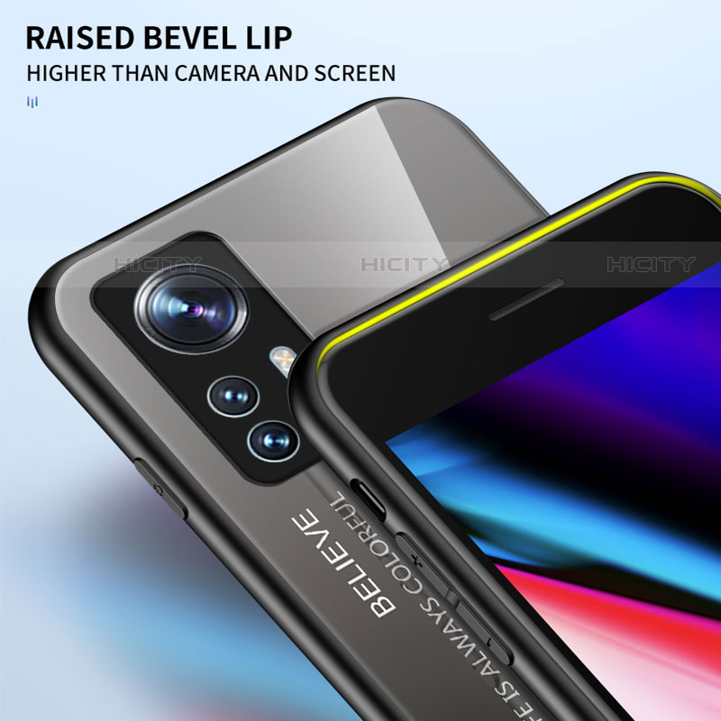 Silikon Schutzhülle Rahmen Tasche Hülle Spiegel Farbverlauf Regenbogen M02 für Xiaomi Mi 12S 5G