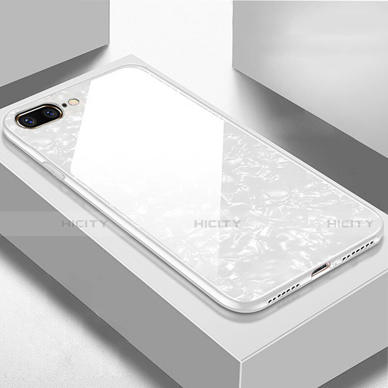 Silikon Schutzhülle Rahmen Tasche Hülle Spiegel für Apple iPhone 8 Plus