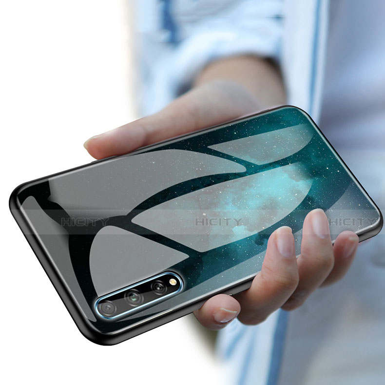 Silikon Schutzhülle Rahmen Tasche Hülle Spiegel für Huawei Enjoy 10S