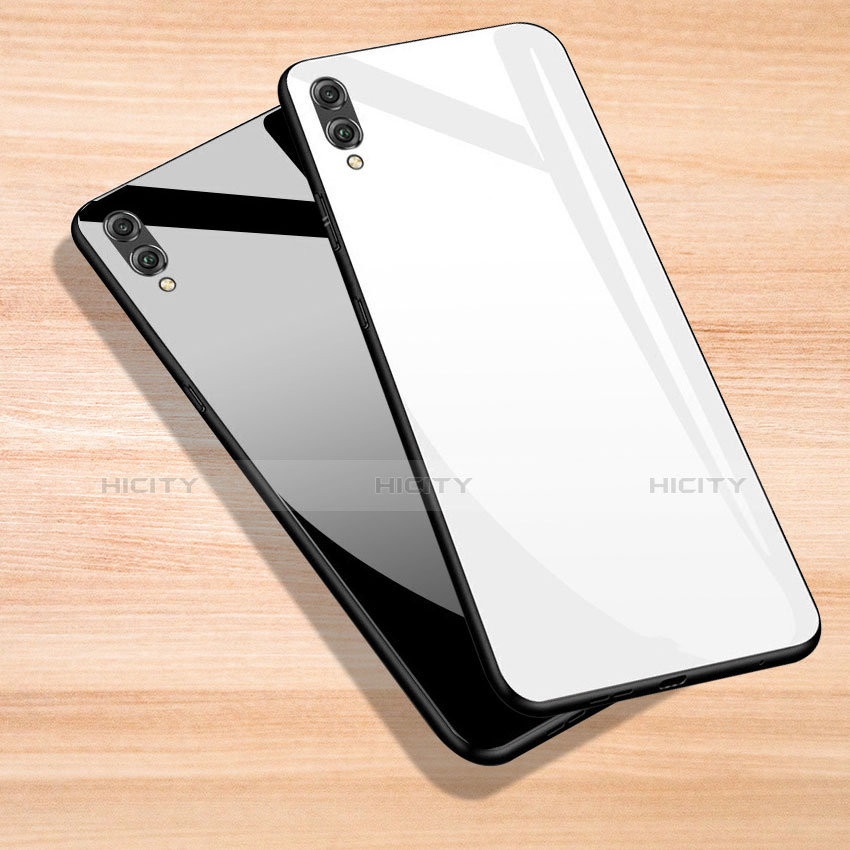 Silikon Schutzhülle Rahmen Tasche Hülle Spiegel für Huawei Enjoy 9