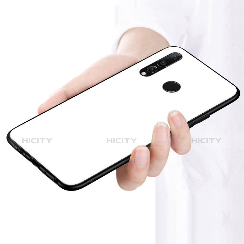 Silikon Schutzhülle Rahmen Tasche Hülle Spiegel für Huawei Enjoy 9s groß