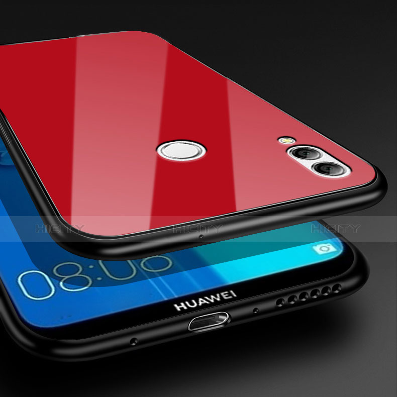 Silikon Schutzhülle Rahmen Tasche Hülle Spiegel für Huawei Enjoy Max