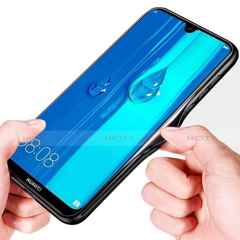 Silikon Schutzhülle Rahmen Tasche Hülle Spiegel für Huawei Honor 8X Max groß