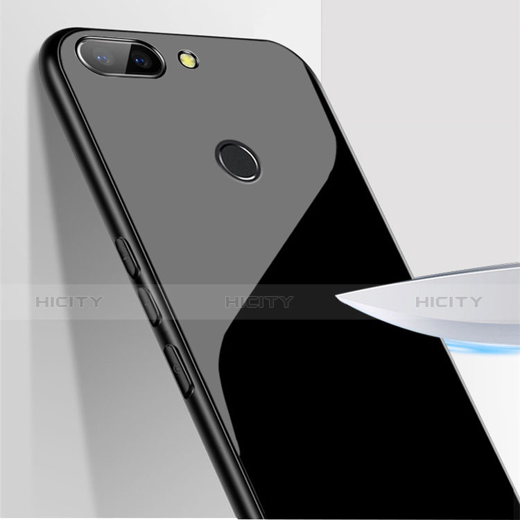 Silikon Schutzhülle Rahmen Tasche Hülle Spiegel für Huawei Honor 9i groß