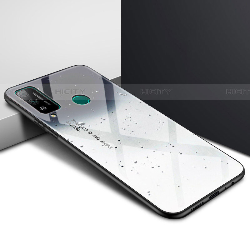 Silikon Schutzhülle Rahmen Tasche Hülle Spiegel für Huawei Honor Play4T Grau