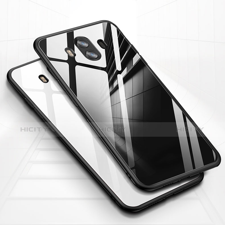 Silikon Schutzhülle Rahmen Tasche Hülle Spiegel für Huawei Mate 10
