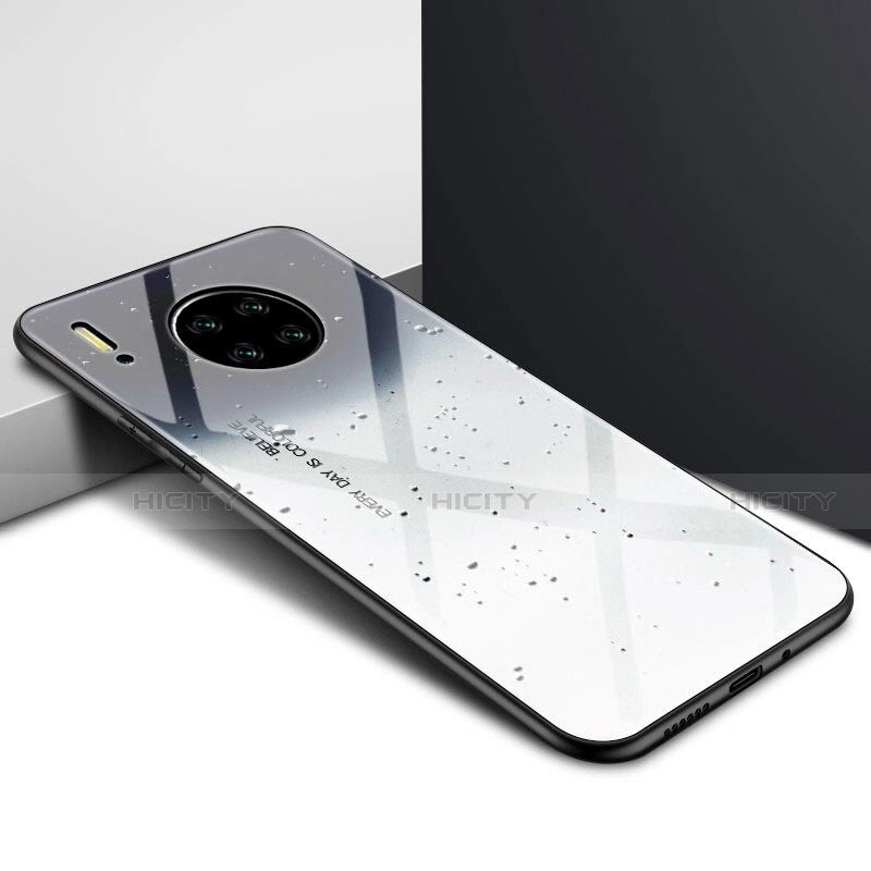 Silikon Schutzhülle Rahmen Tasche Hülle Spiegel für Huawei Mate 30 Pro groß