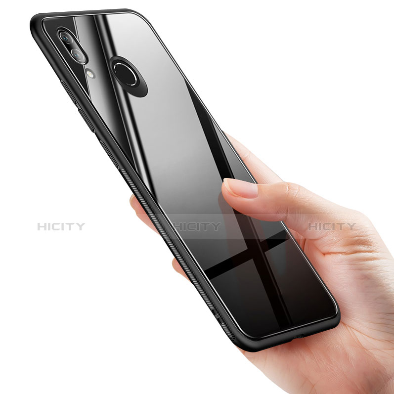 Silikon Schutzhülle Rahmen Tasche Hülle Spiegel für Huawei P20 Lite