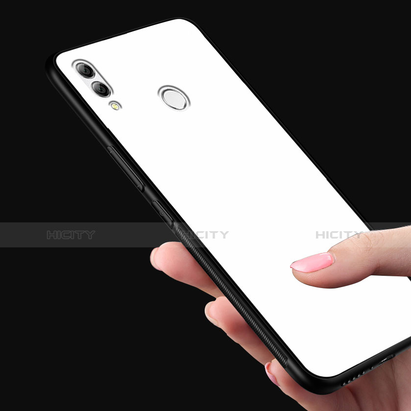 Silikon Schutzhülle Rahmen Tasche Hülle Spiegel für Huawei Y9 (2019) groß