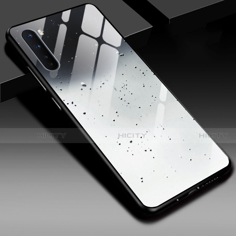 Silikon Schutzhülle Rahmen Tasche Hülle Spiegel für OnePlus Nord Grau