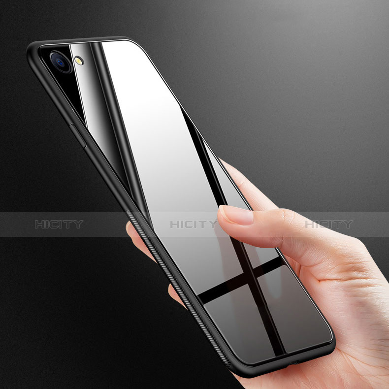 Silikon Schutzhülle Rahmen Tasche Hülle Spiegel für Oppo A3