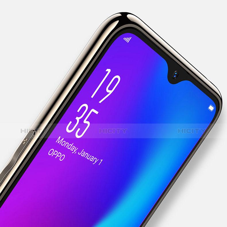 Silikon Schutzhülle Rahmen Tasche Hülle Spiegel für Oppo RX17 Pro groß