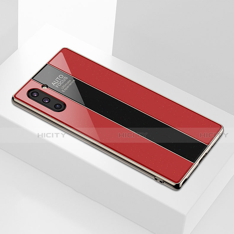 Silikon Schutzhülle Rahmen Tasche Hülle Spiegel für Samsung Galaxy Note 10 groß