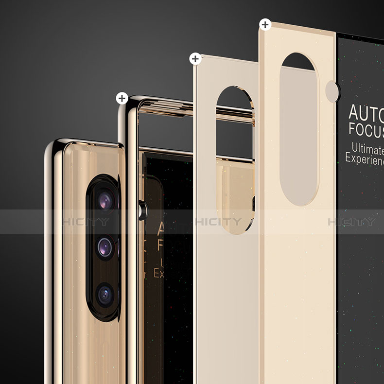 Silikon Schutzhülle Rahmen Tasche Hülle Spiegel für Samsung Galaxy Note 10 groß