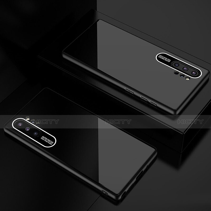 Silikon Schutzhülle Rahmen Tasche Hülle Spiegel für Samsung Galaxy Note 10 Plus 5G groß
