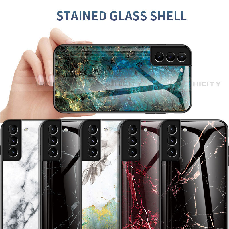 Silikon Schutzhülle Rahmen Tasche Hülle Spiegel für Samsung Galaxy S21 Plus 5G