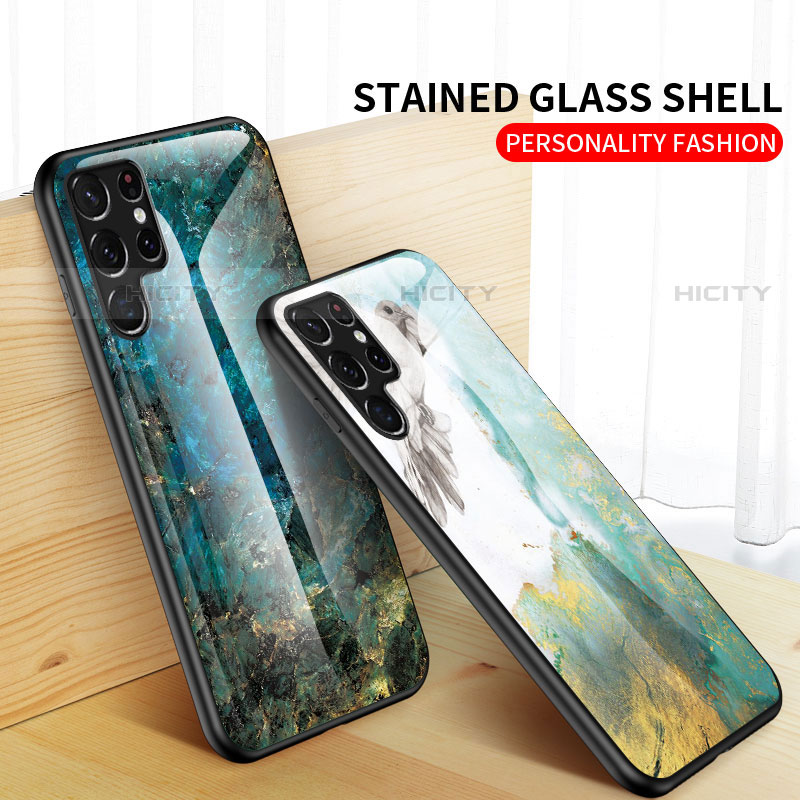Silikon Schutzhülle Rahmen Tasche Hülle Spiegel für Samsung Galaxy S21 Ultra 5G
