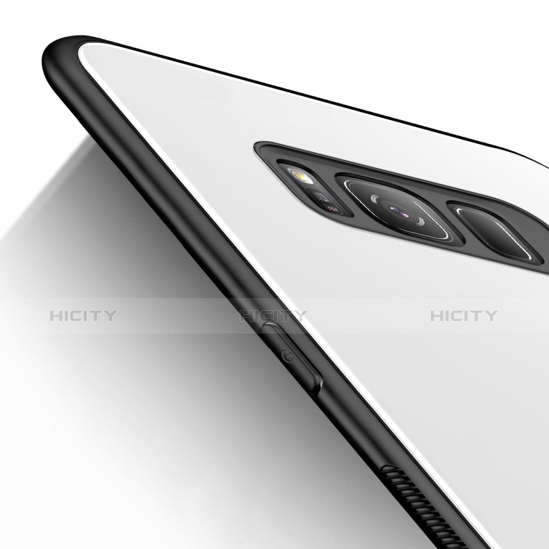 Silikon Schutzhülle Rahmen Tasche Hülle Spiegel für Samsung Galaxy S8 Plus