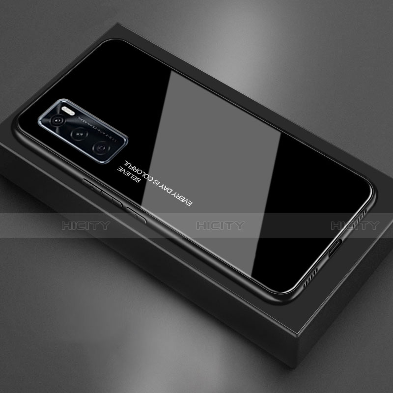 Silikon Schutzhülle Rahmen Tasche Hülle Spiegel für Vivo V20 SE groß