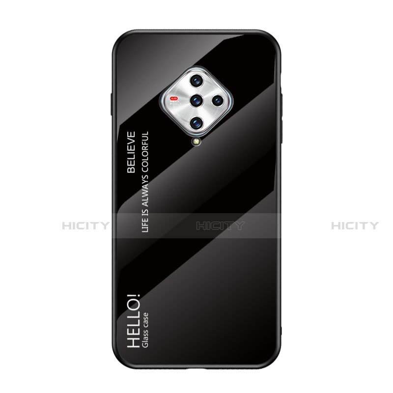 Silikon Schutzhülle Rahmen Tasche Hülle Spiegel für Vivo X50e 5G groß