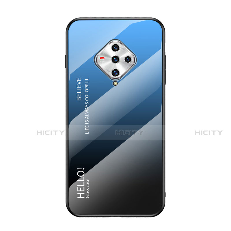 Silikon Schutzhülle Rahmen Tasche Hülle Spiegel für Vivo X50e 5G