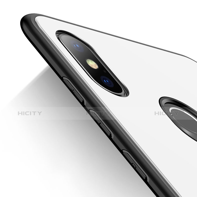 Silikon Schutzhülle Rahmen Tasche Hülle Spiegel für Xiaomi Mi 8 groß