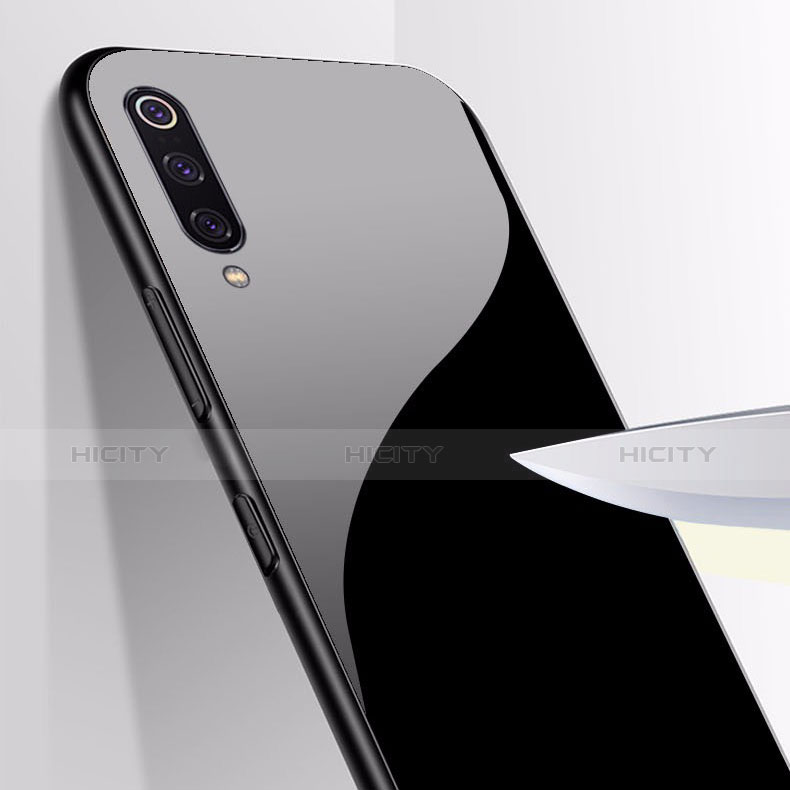 Silikon Schutzhülle Rahmen Tasche Hülle Spiegel für Xiaomi Mi 9 Pro 5G groß