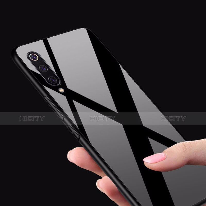Silikon Schutzhülle Rahmen Tasche Hülle Spiegel für Xiaomi Mi 9 SE groß