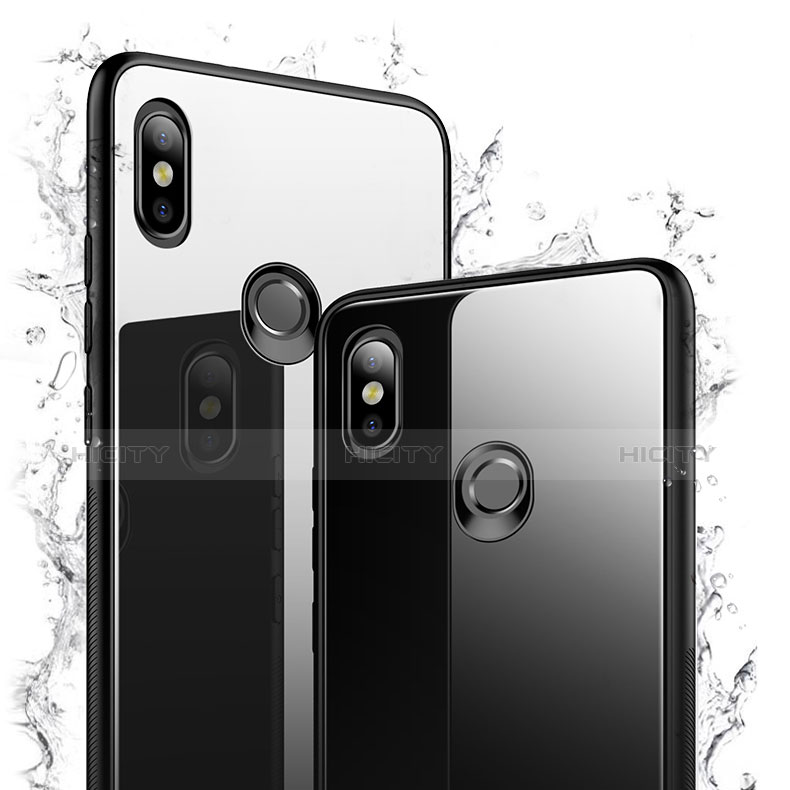 Silikon Schutzhülle Rahmen Tasche Hülle Spiegel für Xiaomi Mi A2