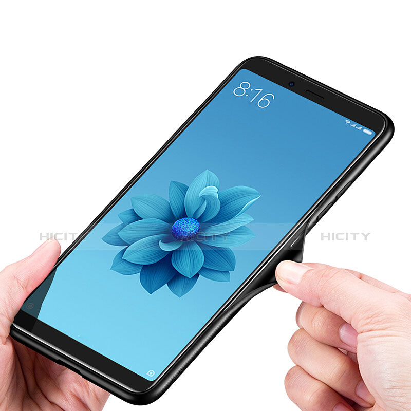Silikon Schutzhülle Rahmen Tasche Hülle Spiegel für Xiaomi Mi A2 groß