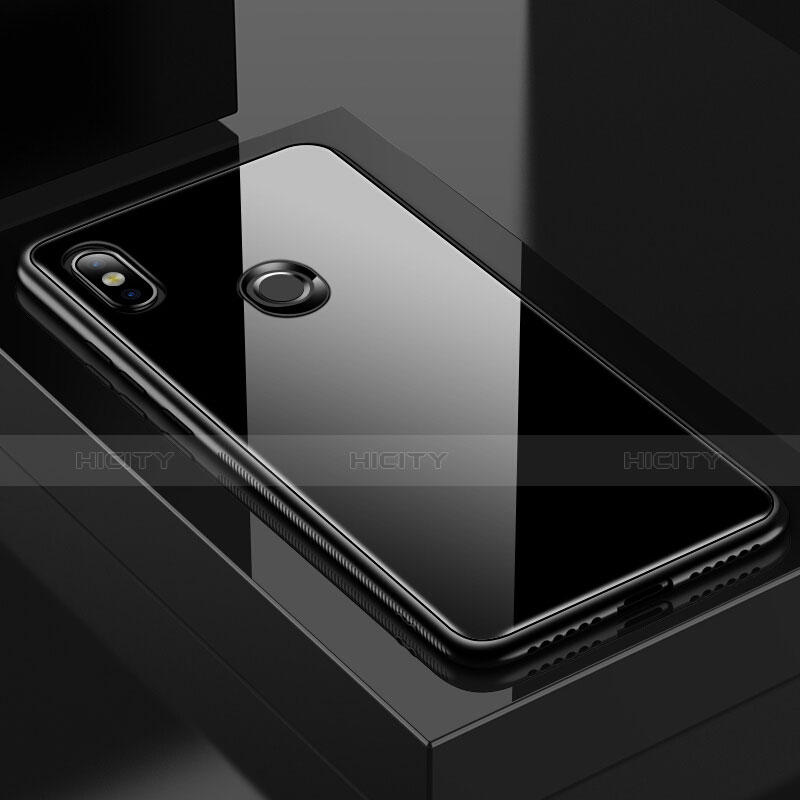 Silikon Schutzhülle Rahmen Tasche Hülle Spiegel für Xiaomi Mi A2
