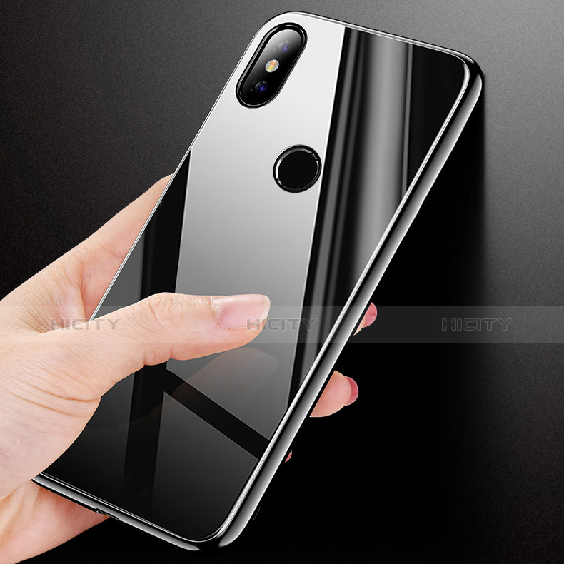 Silikon Schutzhülle Rahmen Tasche Hülle Spiegel für Xiaomi Mi Mix 2S