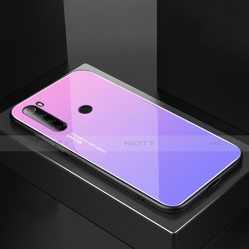 Silikon Schutzhülle Rahmen Tasche Hülle Spiegel für Xiaomi Redmi Note 8 (2021)