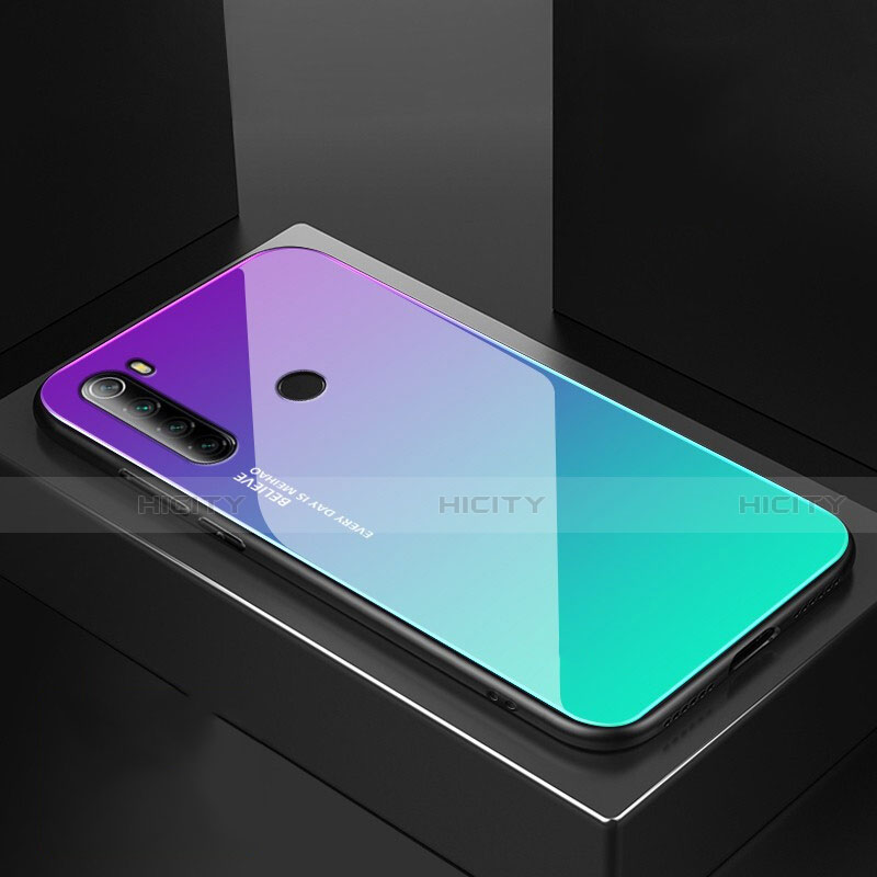 Silikon Schutzhülle Rahmen Tasche Hülle Spiegel für Xiaomi Redmi Note 8 (2021)