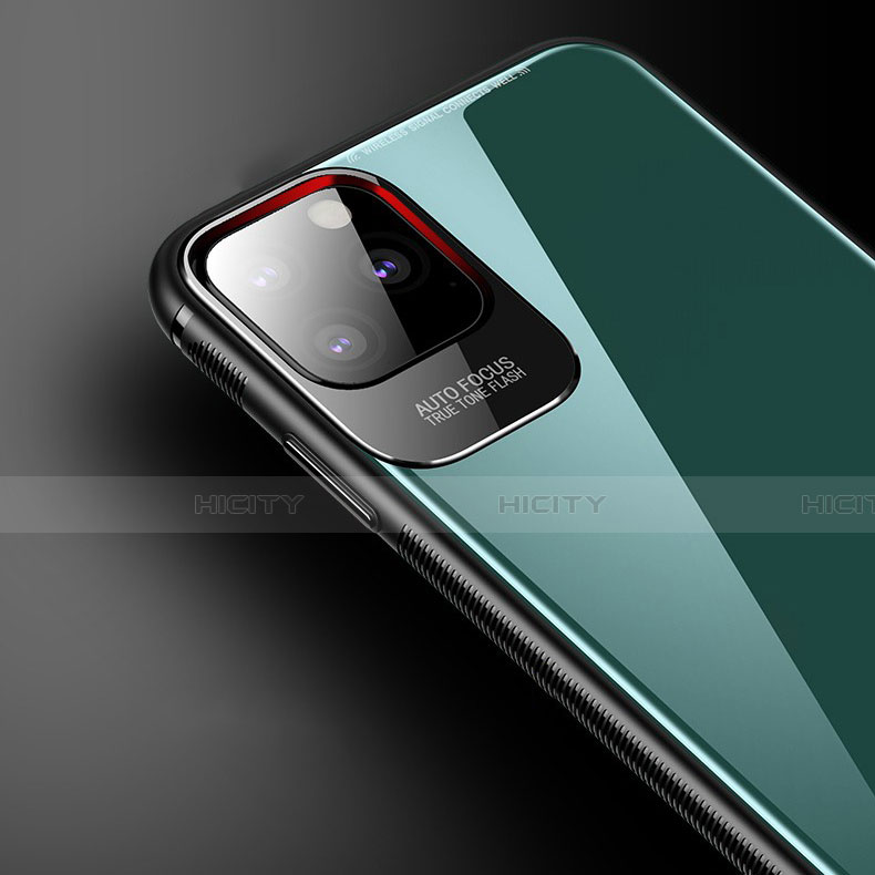 Silikon Schutzhülle Rahmen Tasche Hülle Spiegel G02 für Apple iPhone 11 Pro groß
