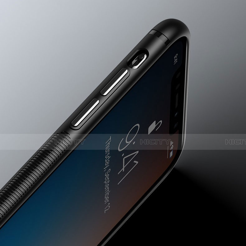 Silikon Schutzhülle Rahmen Tasche Hülle Spiegel G02 für Apple iPhone 11 Pro groß