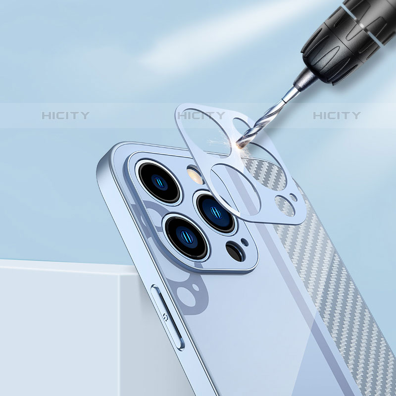 Silikon Schutzhülle Rahmen Tasche Hülle Spiegel JL1 für Apple iPhone 15 Pro groß