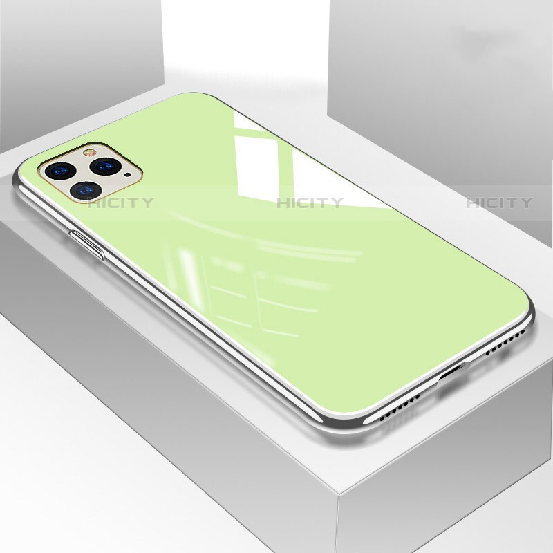 Silikon Schutzhülle Rahmen Tasche Hülle Spiegel M01 für Apple iPhone 11 Pro Max groß