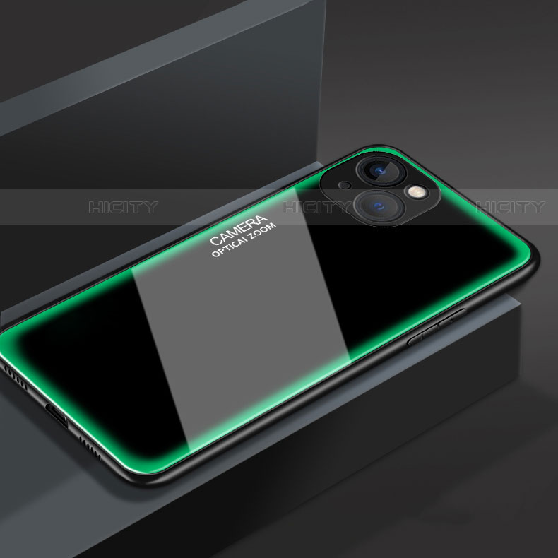 Silikon Schutzhülle Rahmen Tasche Hülle Spiegel M01 für Apple iPhone 13 Mini