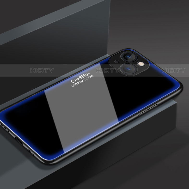 Silikon Schutzhülle Rahmen Tasche Hülle Spiegel M01 für Apple iPhone 13 Mini
