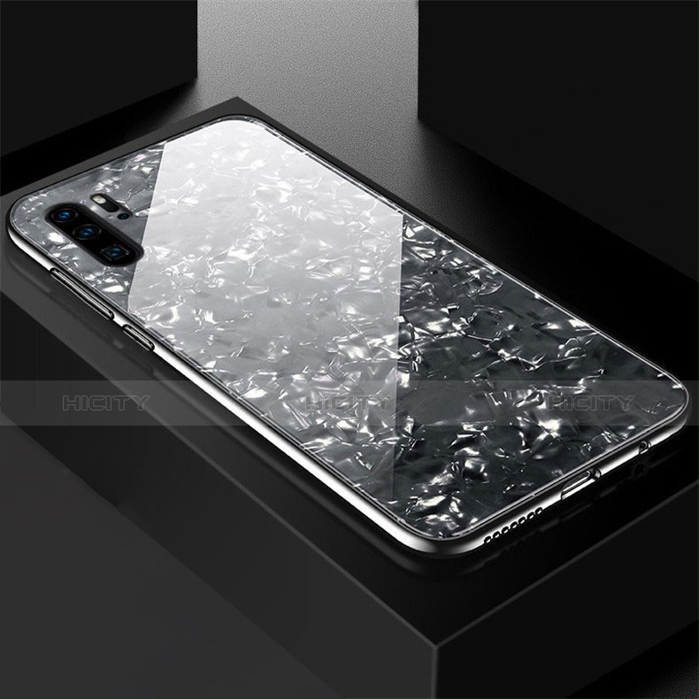Silikon Schutzhülle Rahmen Tasche Hülle Spiegel M01 für Huawei P30 Pro
