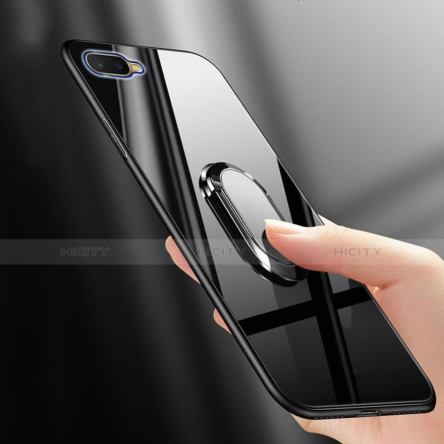 Silikon Schutzhülle Rahmen Tasche Hülle Spiegel M01 für Oppo RX17 Neo groß