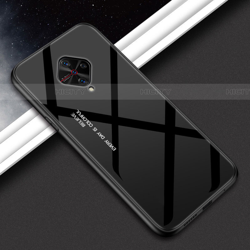 Silikon Schutzhülle Rahmen Tasche Hülle Spiegel M01 für Vivo X50 Lite