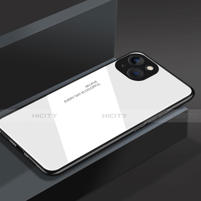 Silikon Schutzhülle Rahmen Tasche Hülle Spiegel M02 für Apple iPhone 13 Mini