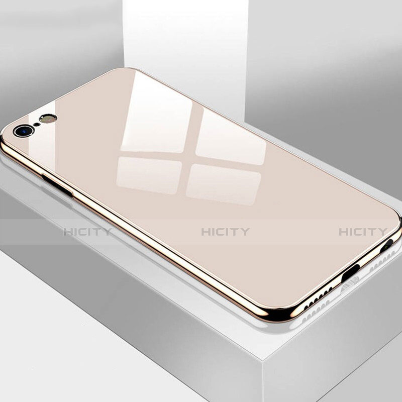 Silikon Schutzhülle Rahmen Tasche Hülle Spiegel M02 für Apple iPhone 6S Plus