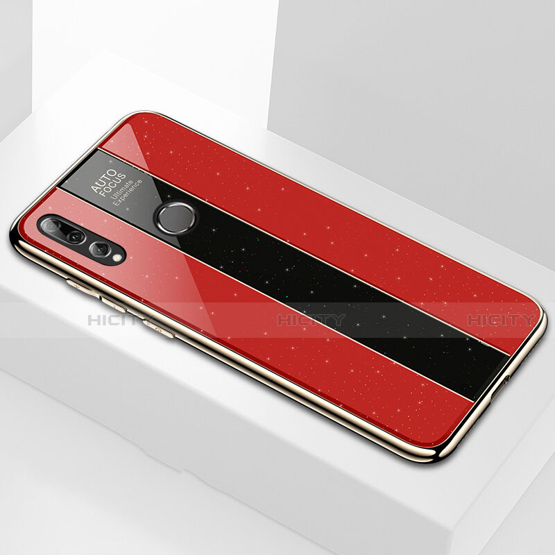 Silikon Schutzhülle Rahmen Tasche Hülle Spiegel M02 für Huawei Enjoy 9s Rot